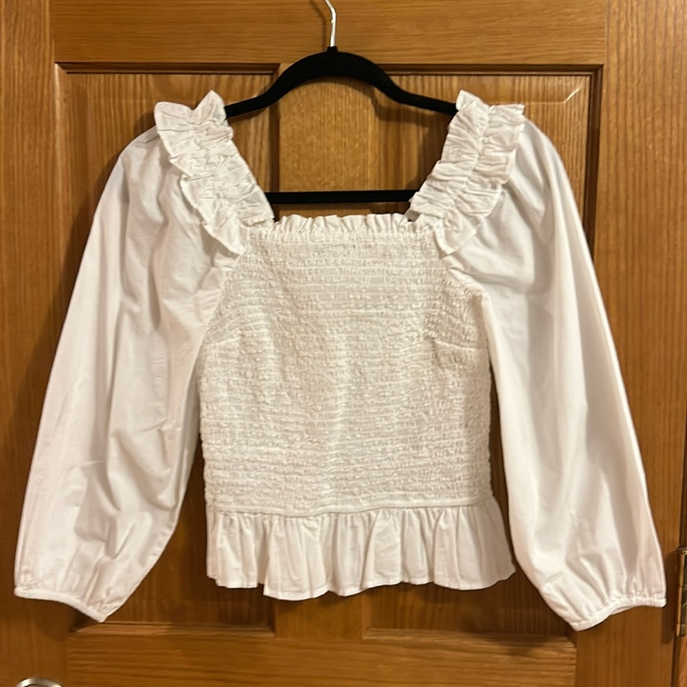 Amazon The Drop ruched top. Size XS